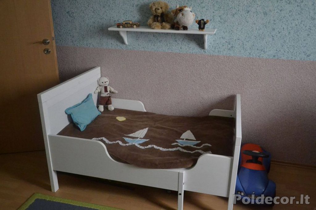 Skysti tapetai vaikų kambaryje ant sienos – interjero pavyzdys – Poldecor 14-3 | #2